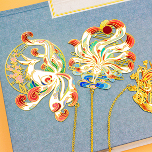 Custom Gold-Plated Brass <b>Bookmark</b> Stamping Technique Antique Feng Shui Modern Design Soft Enamel Cutout Customizable Packaging - Product Image 3