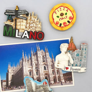 Aimant de réfrigérateur souvenir de tourisme personnalisé Italie Rome Venise Cinque Terre Florence Milan Aimant de réfrigérateur en résine de ville européenne - Product Image 4