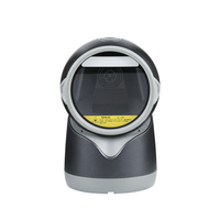 Lecteur de codes-barres omnidirectionnel USB de bureau filaire 1D 2D pour la lecture de codes QR