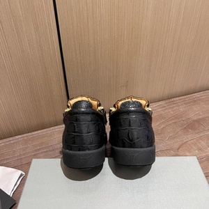 Zapatillas <span class=keywords><strong>de</strong></span> Lujo <span class=keywords><strong>de</strong></span> Alta Calidad para Hombre, Zapatos Casuales <span class=keywords><strong>de</strong></span> Cuero Genuino para Mujer, Marca GZ, Zapatos Deportivos <span class=keywords><strong>de</strong></span> Tenis, Mocasines con Cierre, Tallas 35-48 0017 - Product Image 5