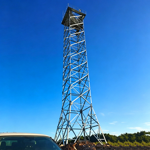 <span class=keywords><strong>Torre</strong></span> de Observación Galvanizada de 4 Patas Resistente al Viento para Exteriores, de 12m-35m, para Comunicaciones en Condiciones Climáticas Extremas - Product Image 1