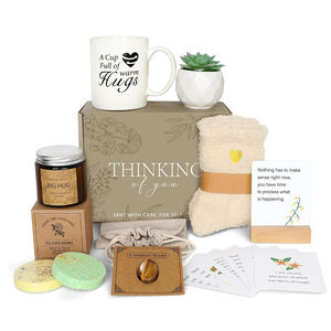 Je pense à toi <span class=keywords><strong>après</strong></span> la chirurgie Cadeaux pour <span class=keywords><strong>les</strong></span> femmes Amis malades maman soeur personnalisé vente en gros Get Well Soon Paniers cadeaux pour <span class=keywords><strong>les</strong></span> femmes - Product Image 1