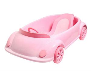 2019 car shape plastic bath tub baby folding portable bathtub