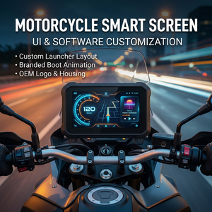 Système de navigation GPS portable pour moto, SDK, CarPlay sans fil, Android <span class=keywords><strong>Auto</strong></span>, étanche IP67, cartes mondiales - Product Image 2