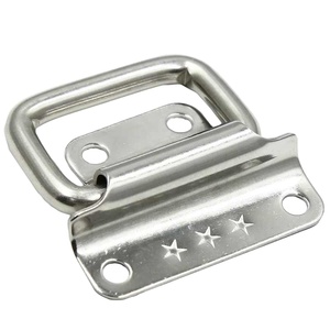<strong>Door</strong> Handles Furniture Hardware Accessories Stainless Steel Folding Pull Handles Cabine Drawer Pull <strong>Knobs</strong> Cupboard Wardrobe - Product Image 1