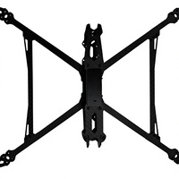 Kit de châssis de drone FPV longue portée en fibre de carbone 3K de type H de 10 pouces, empattement de 387 mm, accessoires de cadre de quadricoptère