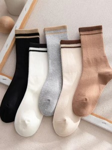 Jiannei Life 10 Paia di Calzini da <span class=keywords><strong>Donna</strong></span> in Cotone, Traspiranti, Morbidi e Confortevoli, Calzini Sportivi per Sneaker, Tinta Unita o Stampati - Product Image 4