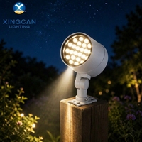 Projecteur LED RGBW en aluminium moulé sous pression, anti-éblouissement, étanche IP65, 6W-72W COB, 10W-70W, pour aménagement paysager, extérieur, parc, parking, 3 ans de garantie
