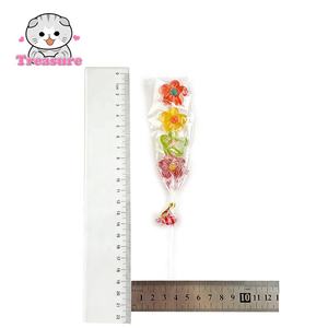 Caramelos de Navidad con forma de sandía, hamburguesa, corazón, cola y flores, brochetas de frutas masticables, caramelos con forma de frutas - Product Image 4