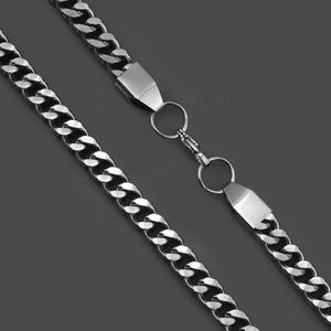 Cadena de Acero Inoxidable al por Mayor, Estilo Punk, Moderna, para Hombre, Fabricación de Joyería, Grabado de Logotipo - Product Image 3