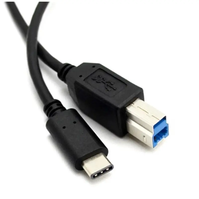 USB-Кабель для принтера, 100%, чистый, медный, беспомехостойкий, печатный кабель для HP Canon Epson DELL