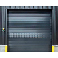 Porte de volet roulant électrique automatique Stockage en acier Entrée de garage Portes de garage industrielles enroulables