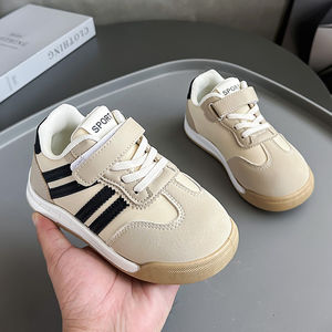 Новые модные кроссовки для мальчиков и девочек: хаки, коричневые, черные, с мягкой подошвой, нескользящие, дышащие, в немецком стиле для тренировок - Product Image 2