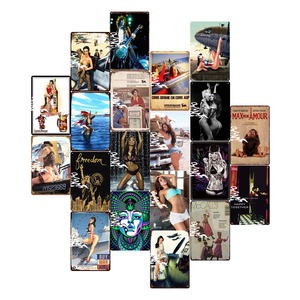 Letreros Metálicos Personalizados con Impresión UV - Arte de Pared con Pósteres de Películas Vintage para Bares, Cafeterías y Cuartos de Hombre - Placa Retro Atractiva - Product Image 1