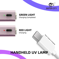 Mini Lampe UV LED Rechargeable Professionnelle Portable à Séchage Rapide avec Matériau Métallique pour Salon et Usage Domestique