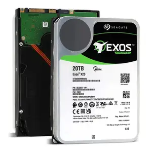 Seagate Exos X20 20tb 20000gb 7200rpm 256mb Sas Sata 3.5 inç St20000nm007d dahili sabit Disk kurumsal Hdd sunucu için