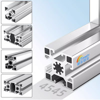 Profilé en aluminium à rainure en T, extrusion en aluminium 6063 anodisé, robuste, industriel, 2040 2040 4080, pour table de travail