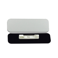Badges/Plaques Nominatives Vierges Personnalisables Blanches 1" X 3" Coins Arrondis Imperméables pour Sublimation Avec Épingle Cadeaux d'Affaires Promotionnels