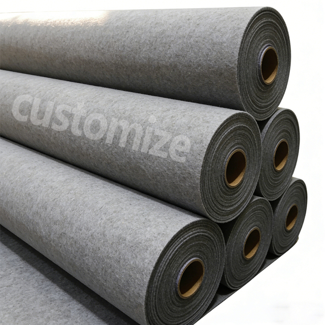 Non-Woven Breathable 100% Polyester Felt Roll Needle-Punched Industrial Grade for Tool Bag Accessories Customizable Thickness