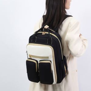 Multiple Pockets Mom <b>Backpacks</b> Large Capacity Baby Supplies Storage Bag for Outdoor Travel - Product Image 1