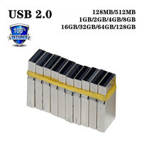 Puce de clé USB de haute qualité 2.0 1GB 2GB 4GB 8GB 3.0 16GB 32GB 64GB Grade-A 100% capacité réelle a réussi le test H2