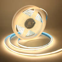 Bande LED COB en gros 12V 24V 8MM 320 LED/m IRC 90 95 IP20 Haute Luminosité Coupeur Flexible Bande Tiras LED COB