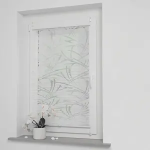 Smartop Easy Fix Burn Out Orchid Flower Pleated Blinds Decorative Wholesale Persiana Plisse Blinds For Window
