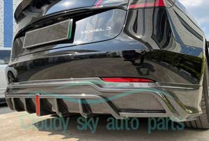 For Tesla <strong>Model</strong> <strong>3</strong> 2019-2023 Body Kit New Design Exterior Tuning with Front Lip Side Skirt Rear <strong>Diffuser</strong> High Quality - Product Image 6