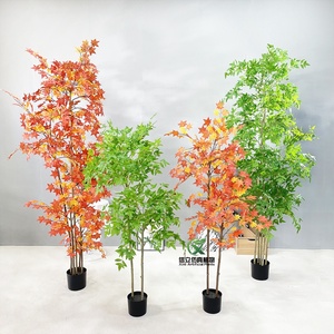 Giả Màu Đỏ <span class=keywords><strong>Maple</strong></span> Nhà Máy 120 Cm Kích Thước Nhỏ Nhà Máy Trực Tiếp Nhân Tạo <span class=keywords><strong>Maple</strong></span> <span class=keywords><strong>Tree</strong></span> Cho Nội Thất Nhà Hàng Trang Trí Nội Thất - Product Image 3
