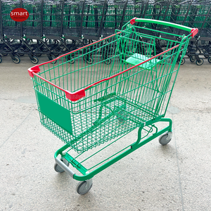 <span class=keywords><strong>Carrito</strong></span> de Compras Metálico para Supermercado, con Asiento para Bebé, Venta al Por Mayor de Fábrica - Product Image 2