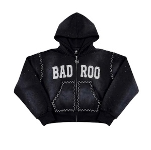 Wholesale sunfade hoodies Heavyweight Fleece 100% Cotton Distressed Acid Wash Sunfad Winter <b>Pullover</b> hoodie 450 gsm sun fade set - Product Image 1