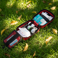 Kit de contrôle des saignements tactique portable Guardian pour l'extérieur, kit de survie médical, recharge IFAK, trousse de premiers secours pour traumatismes d'urgence