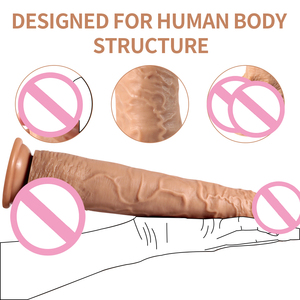 XISE 29.5cmビッグディルドリアルホットプラスチックペニスおもちゃセックス大人用ツールドン男性用快楽吸引2つの振動ドラゴン - Product Image 5