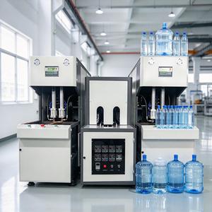 เครื่องเป่าขวดพลาสติก PET กึ่งอัตโนมัติ 5 แกลลอน 2 ช่อง ได้รับการรับรองมาตรฐาน CE สำหรับขวดน้ำ - Product Image 6
