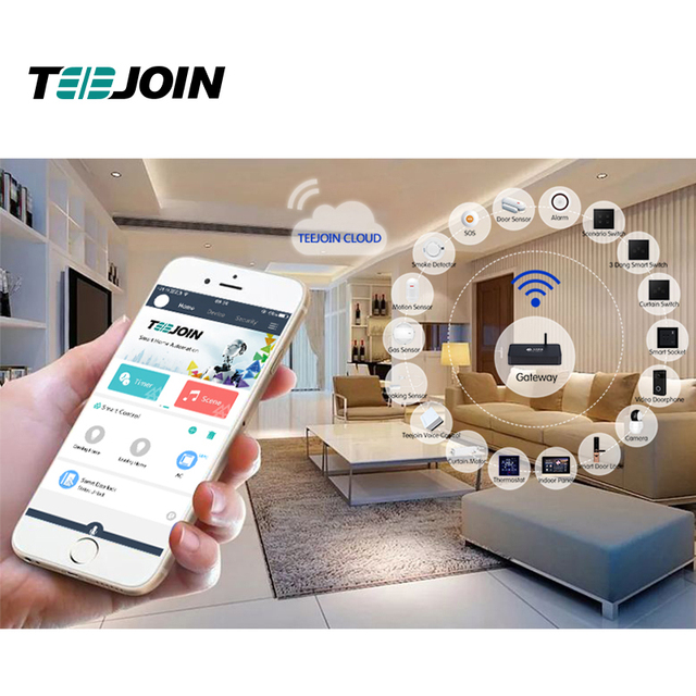 2025 New Arrival Smart Home Appliances Smart House Solutions Domotica System Hotel Automataions With Zigbee Motion Sensor