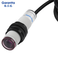 Capteur photoélectrique traversant fileté M18 Garantta en stock pour machine à tisser textile