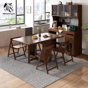 Venta directa de fábrica, precio bajo, logotipo personalizado, gran stock, ecológico, nuevo diseño, muebles de comedor de madera, aparador de madera. - Product Image 6