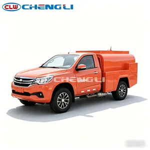 รถบรรทุกพ่นน้ำ 4x4 ราคาดีที่สุด ถังขนาด 1.15 ลูกบาศก์เมตร รถกระบะพ่นน้ำขนาดเล็กสำหรับทำความสะอาดถนนในเขตเทศบาล - Product Image 4