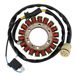 GOOFIT 18-poliger Motorrad motor Teile Generator Stators pule Comp Ersatz für <span class=keywords><strong>Honda</strong></span> TRX 400 2004-2007 - Product Image 1