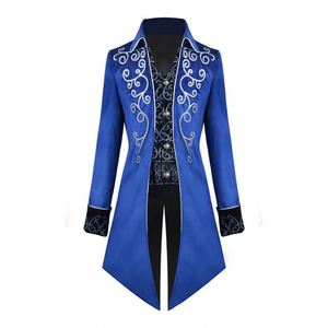 Men's Medieval Tailcoat <b>Jacket</b> <b>Gothic</b> Victorian Frock Coat Uniform Halloween Costume - Product Image 3