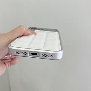 Funda de Teléfono Móvil de Moda en Cuero PU Anti-Caídas, con Parachoques de TPU y PC, Cubierta Acrílica para <span class=keywords><strong>iPhone</strong></span> 18 Pro Max 17 16 15 14 <span class=keywords><strong>13</strong></span> - Product Image 4
