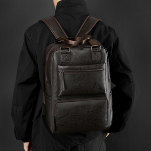 Nhà Máy Giá Chất Lượng Cao <span class=keywords><strong>New</strong></span> Phong Cách Thời Trang Túi Xách Không Thấm Nước PU Da Máy Tính Ba Lô Unisex Đơn Giản Giản Giản Dị Máy Tính Xách Tay Ba Lô - Product Image 6