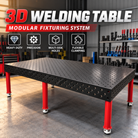 Table de soudage 3D modulaire réglable avec gabarit et kit de serrage à trous personnalisés de 16 mm et 28 mm pour le soudage de tuyaux
