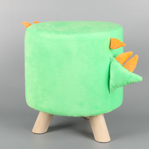 Canapé en peluche vert de haute qualité, bon marché, décoration de salon, de maison, <span class=keywords><strong>petit</strong></span> canapé en peluche, Portable, chaise repose-pieds et tabouret <span class=keywords><strong>dinosaure</strong></span> - Product Image 3