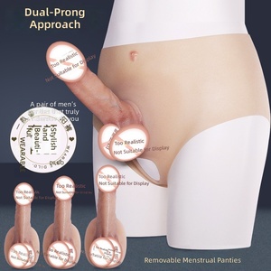 Pantalones con Dildo Realista Integrado, Juguetes Sexuales para Adultos, para Mujeres <span class=keywords><strong>Lesbianas</strong></span> y Parejas - Product Image 2