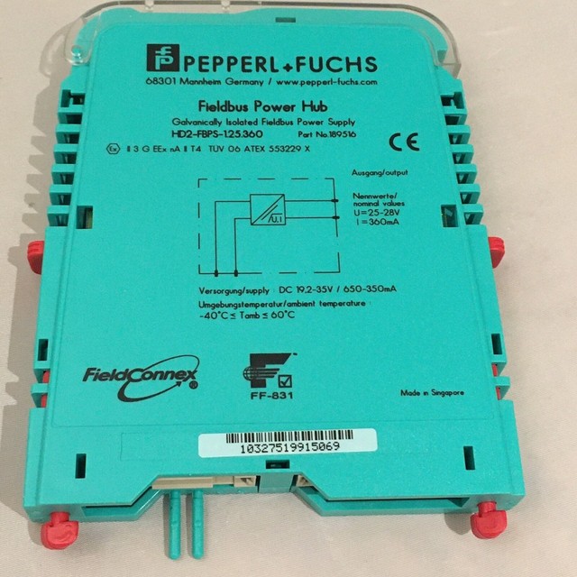 PLC HD2-FBPS-1.25.360 Fieldbus Power Hub Galvanically Isolated Warranty Product