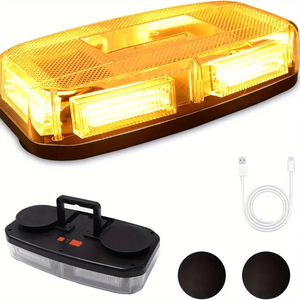 Luz de Trabajo LED de 700LM, Luz de Advertencia de Emergencia Recargable, Base Magnética, Portátil para Reparación de Automóviles y Averías - Product Image 4