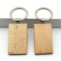 Porte-clés en bois écologique gravé au laser avec logo personnalisé, forme personnalisée - artisanat DIY, porte-clés en bois vierge