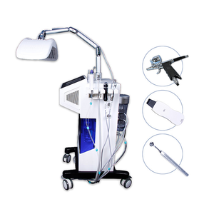 Appareil de microdermabrasion faciale, équipement de salon de beauté, fournitures d'esthéticienne, prix d'usine AGF04 en stock, multifonction 7 en 1 - Product Image 1