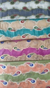 ผ้าไหมโบรเคดทอมือแบบดั้งเดิมสั่งทำพิเศษ ปักด้วยด้ายทองและเงิน ลายแจ็คการ์ด น้ำหนักเบา 120 แกรม สำหรับงานแต่งงาน - Product Image 3